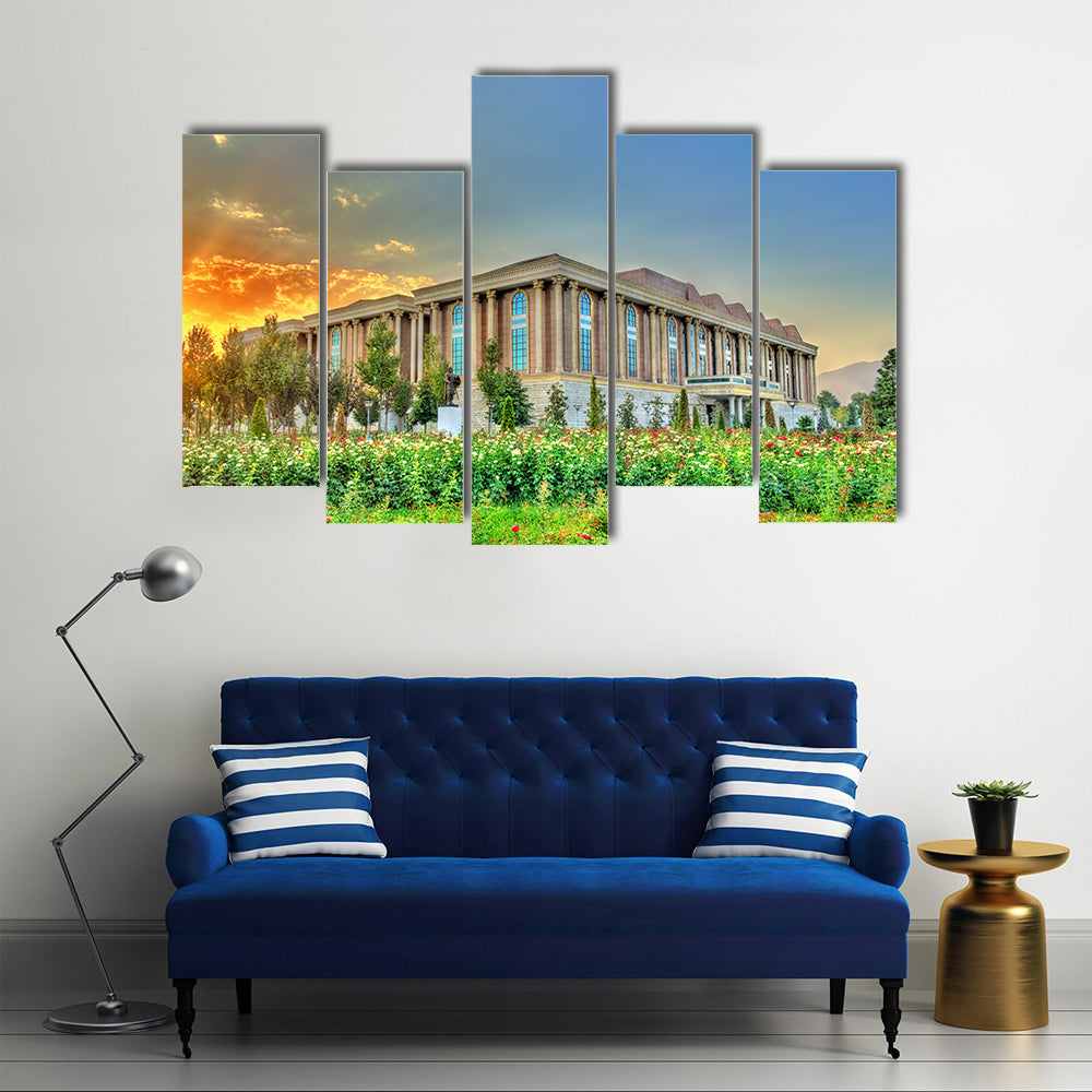 National Museum Of Tajikistan In Dushanbe Canvas Wall Art