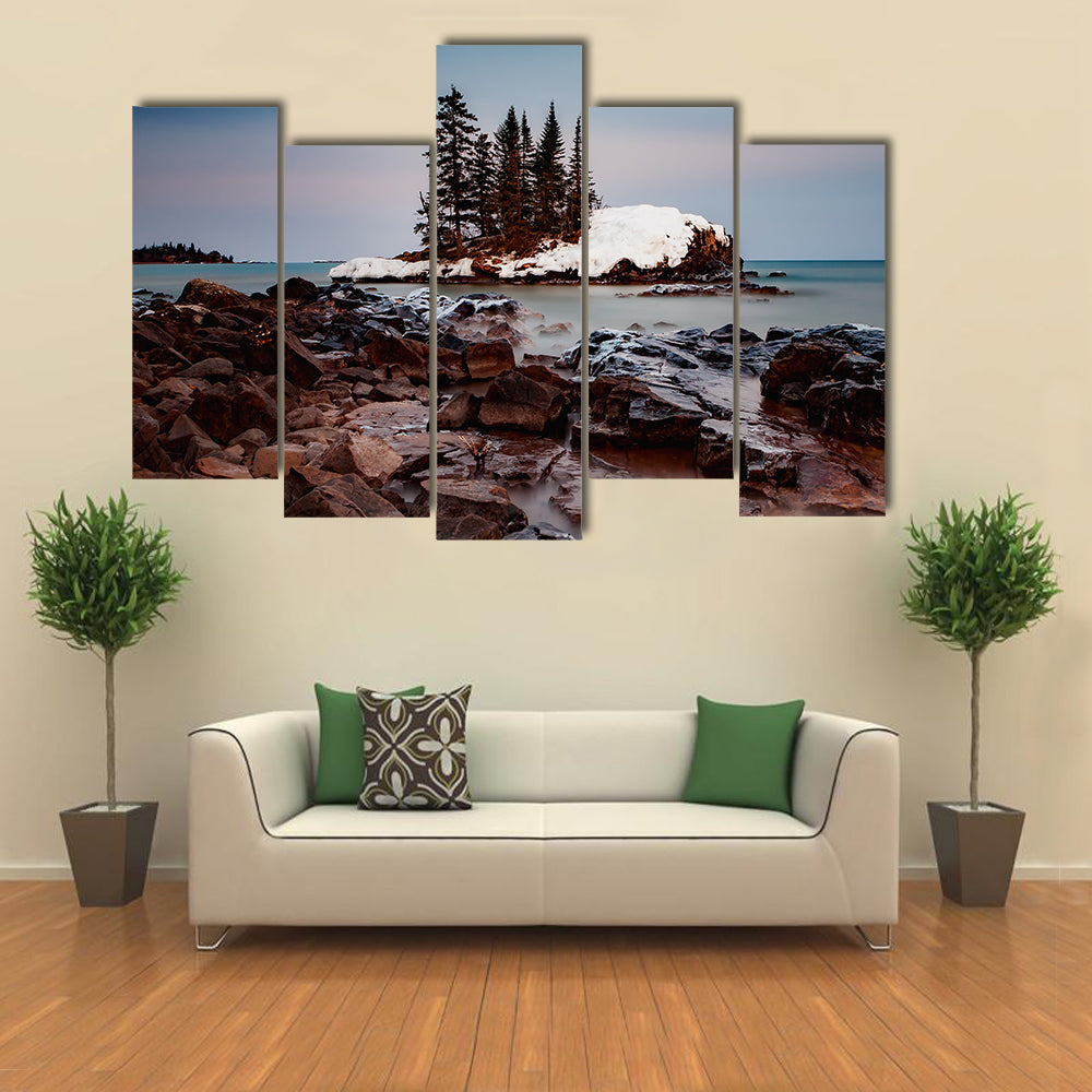 Lake Superior in Minnesota Canvas Wall Art