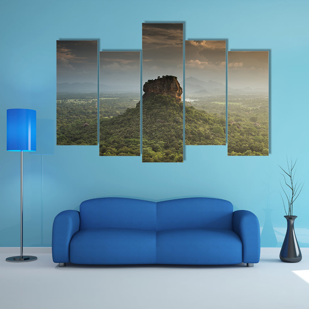 Sigiriya Lion Rock Fortress Canvas Wall Art