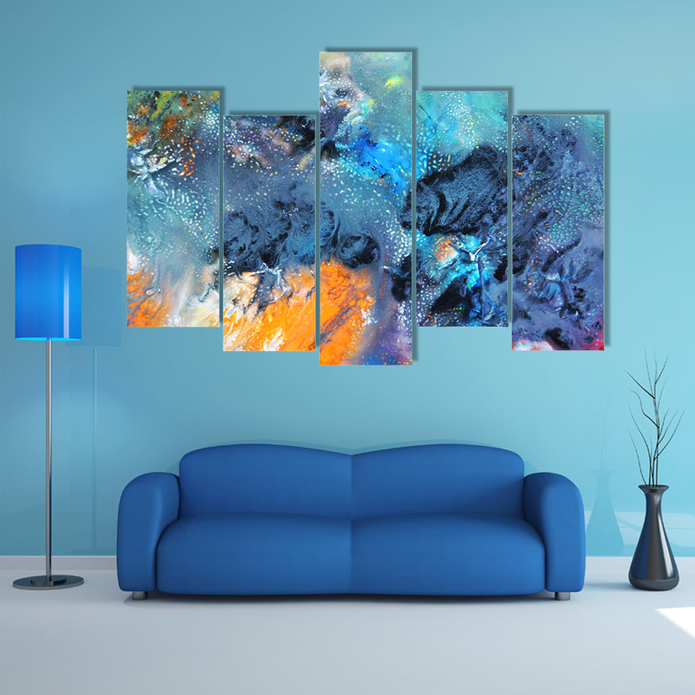 Icy Bright Texture Canvas Wall Art