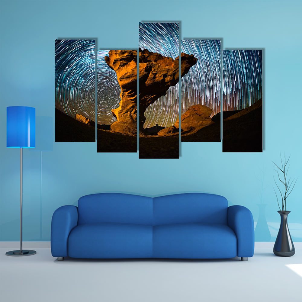 Arbol de Piedra Stone In Bolivia Canvas Wall Art