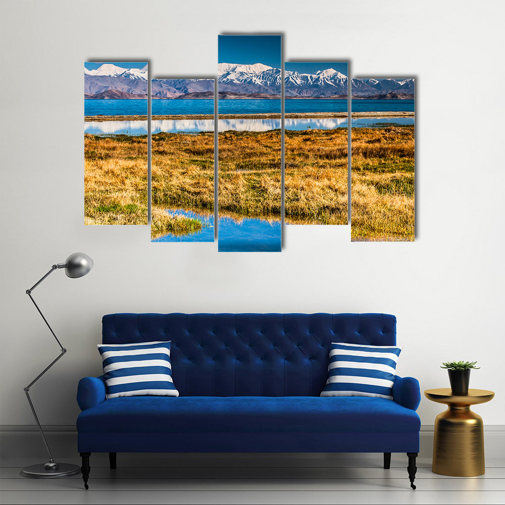 Karakul Lake In Pamir In Tajikistan Canvas Wall Art