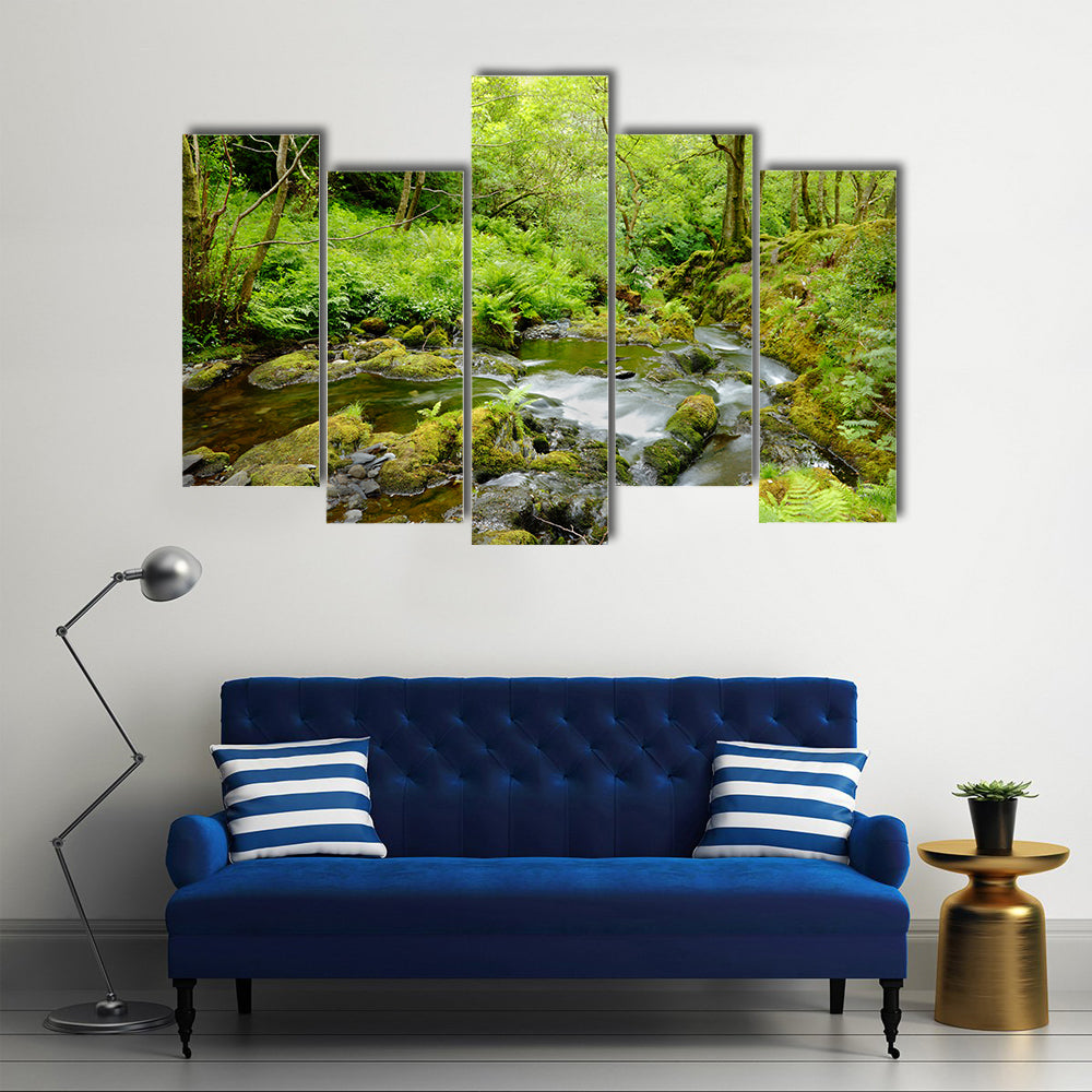 Dolgoch Falls In Wales UK Canvas Wall Art
