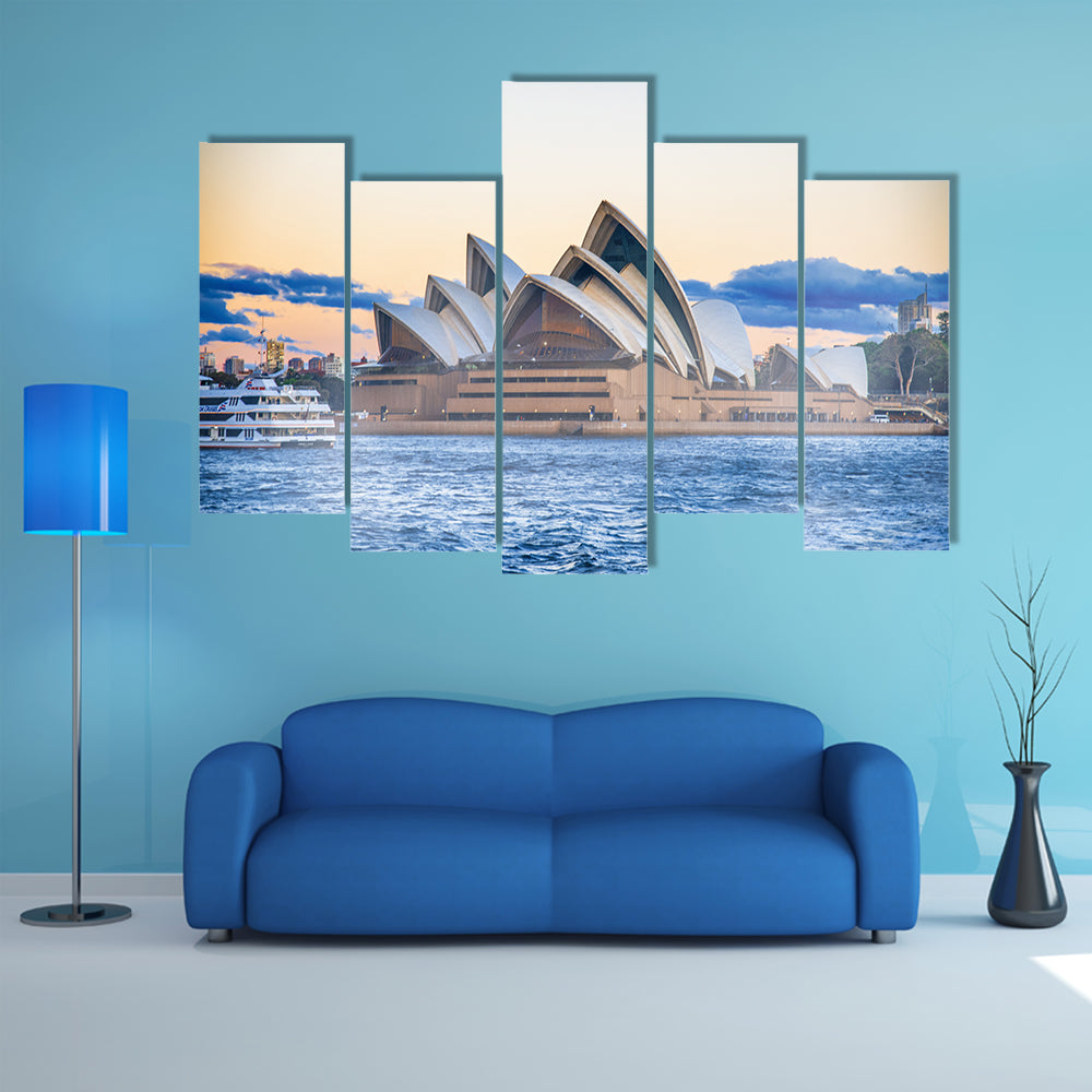 Sydney Opera House at Sunset Canvas Wall Art