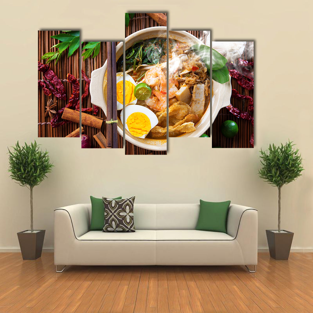 Popular Malaysian Food Canvas Wall Art