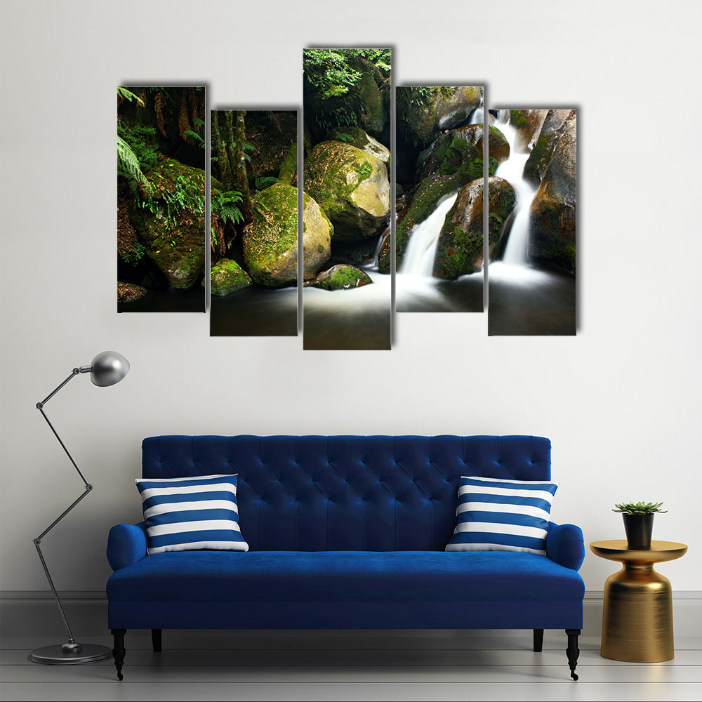 Yarra Ranges Waterfall In Victoria Australia Canvas Wall Art