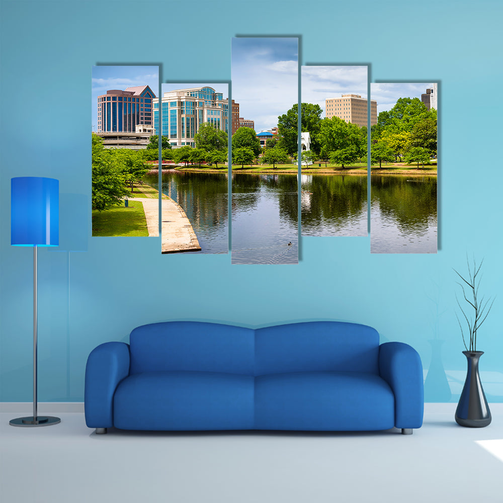 Downtown Huntsville Skyline Canvas Wall Art