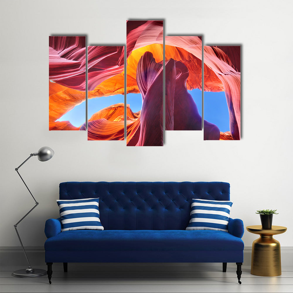 Antelope Canyon In Navajo Reservation Arizona Canvas Wall Art