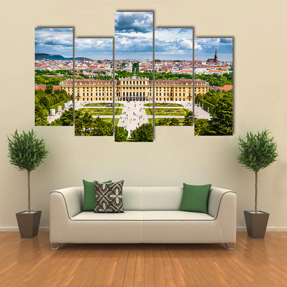 Schonbrunn Palace Parterre Garden, Vienna Canvas Wall Art