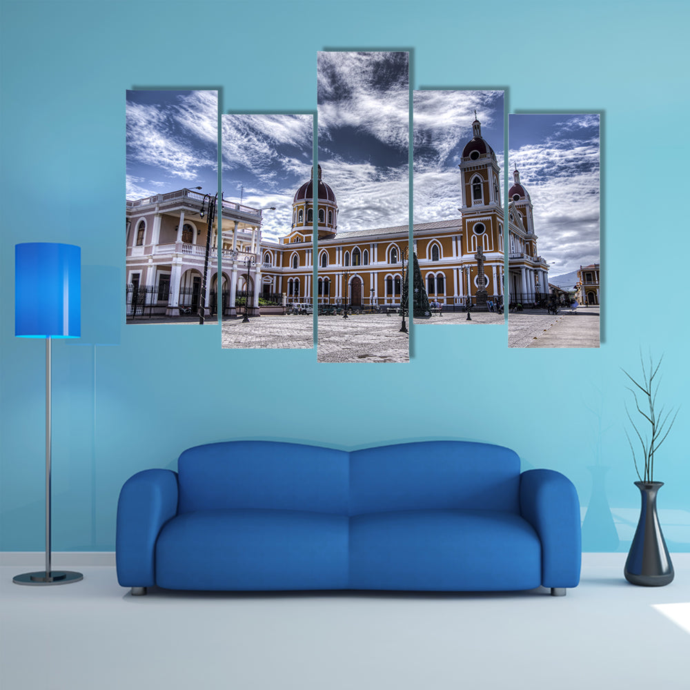 Cathedral of Granada In Nicaragua Canvas Wall Art