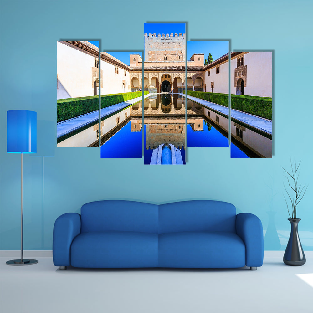 The Nasrid Palaces Palacios Nazaríes In Spain Canvas Wall Art