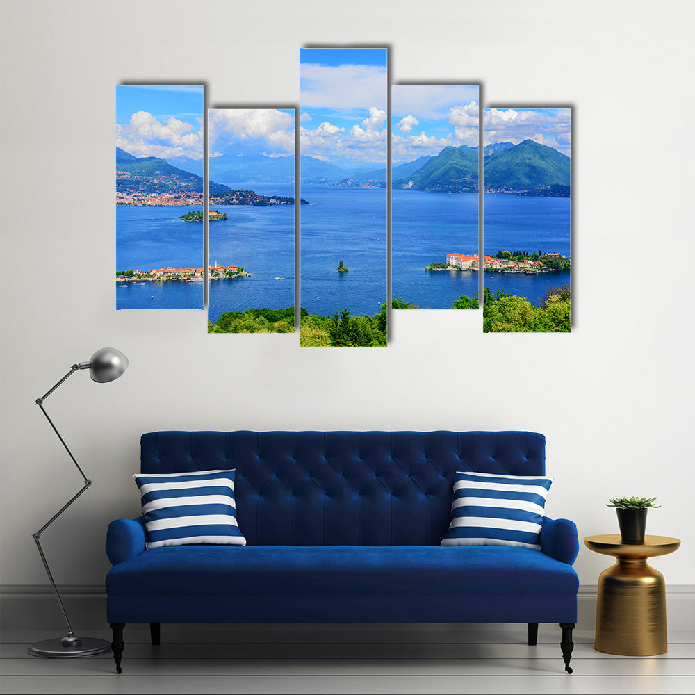 Lago Maggiore Lake In Italy Canvas Wall Art