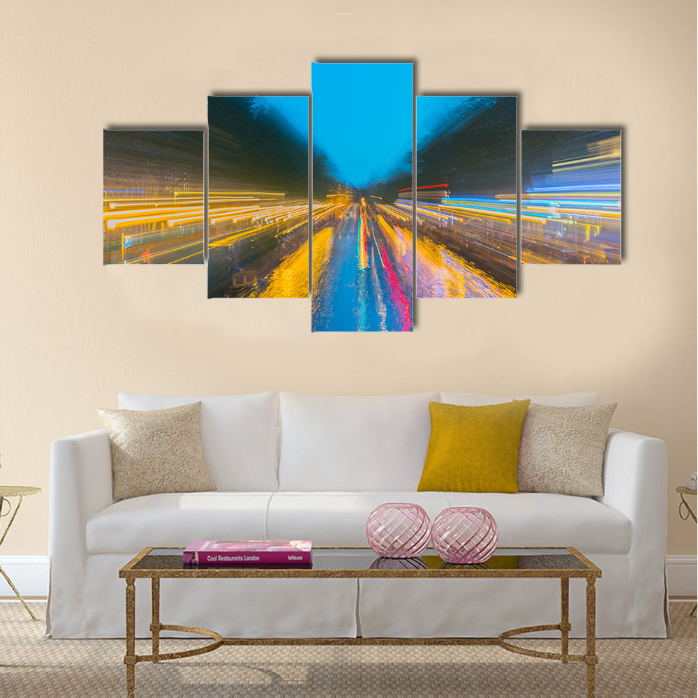 Urban Night Travels Canvas Wall Art
