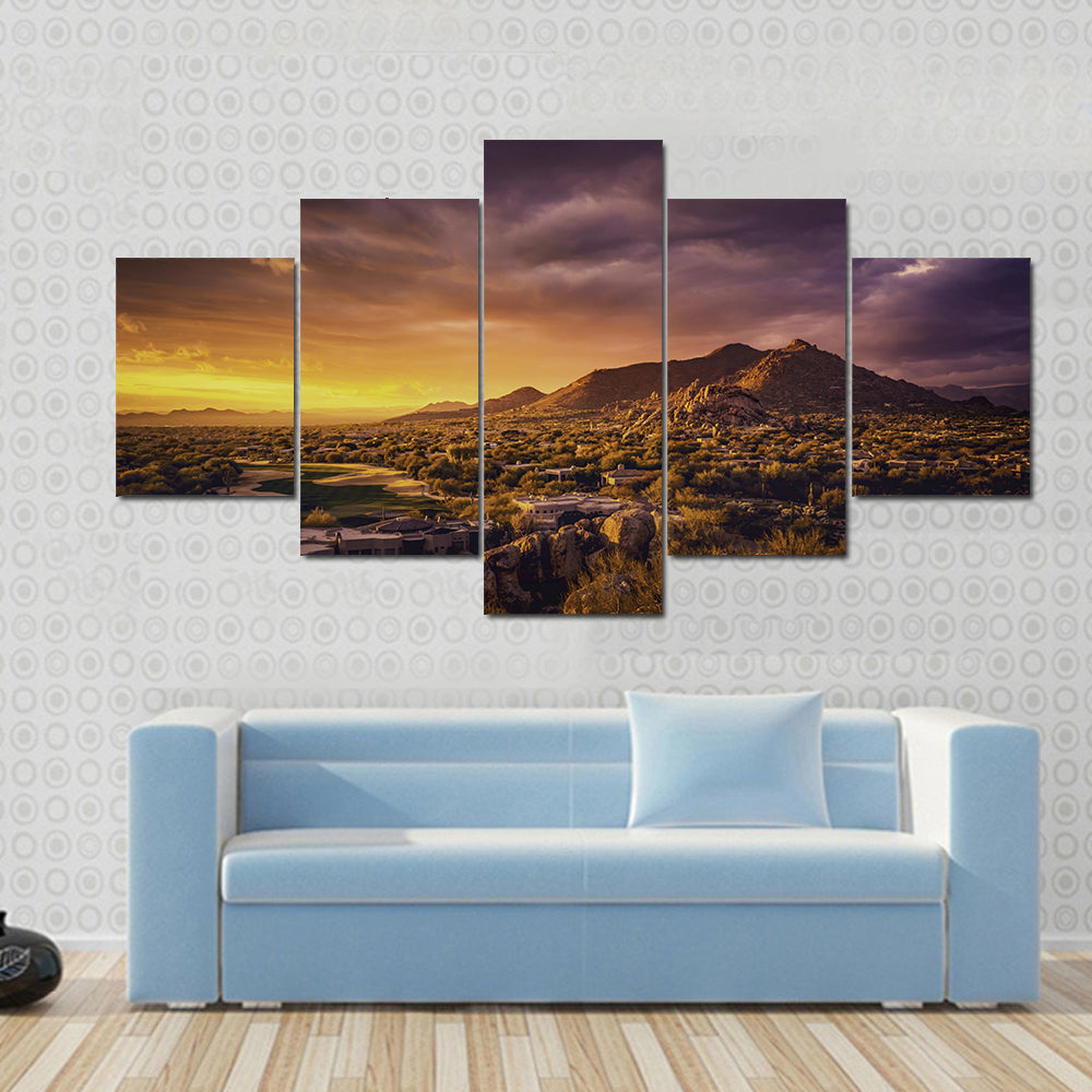 Scottsdale Arizona Desert Canvas Wall Art