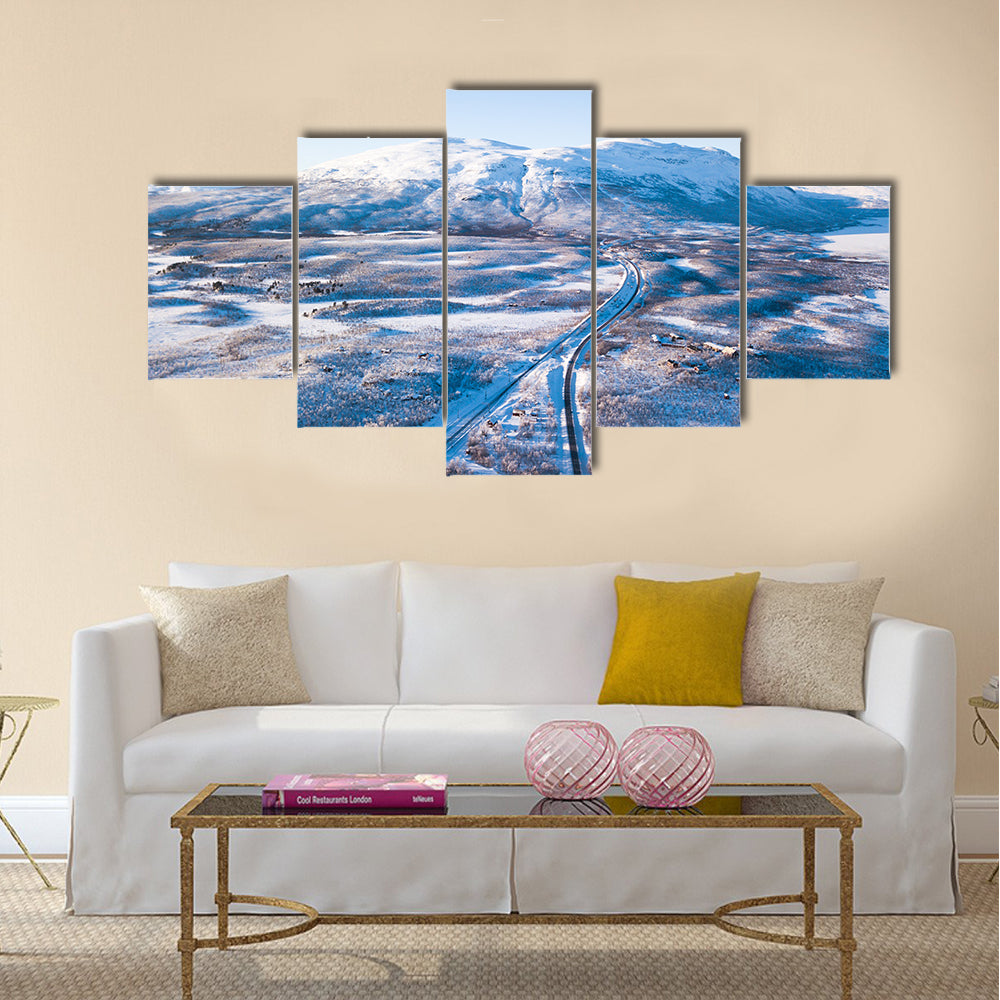 Abisko National Park In Kiruna Municipality Sweden Canvas Wall Art