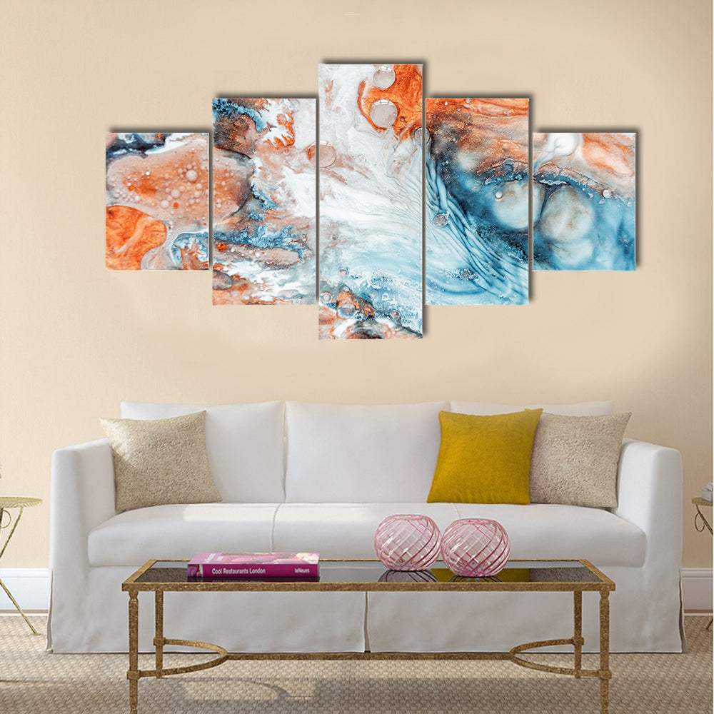 Marble Effect Artwork Canvas Wall Art