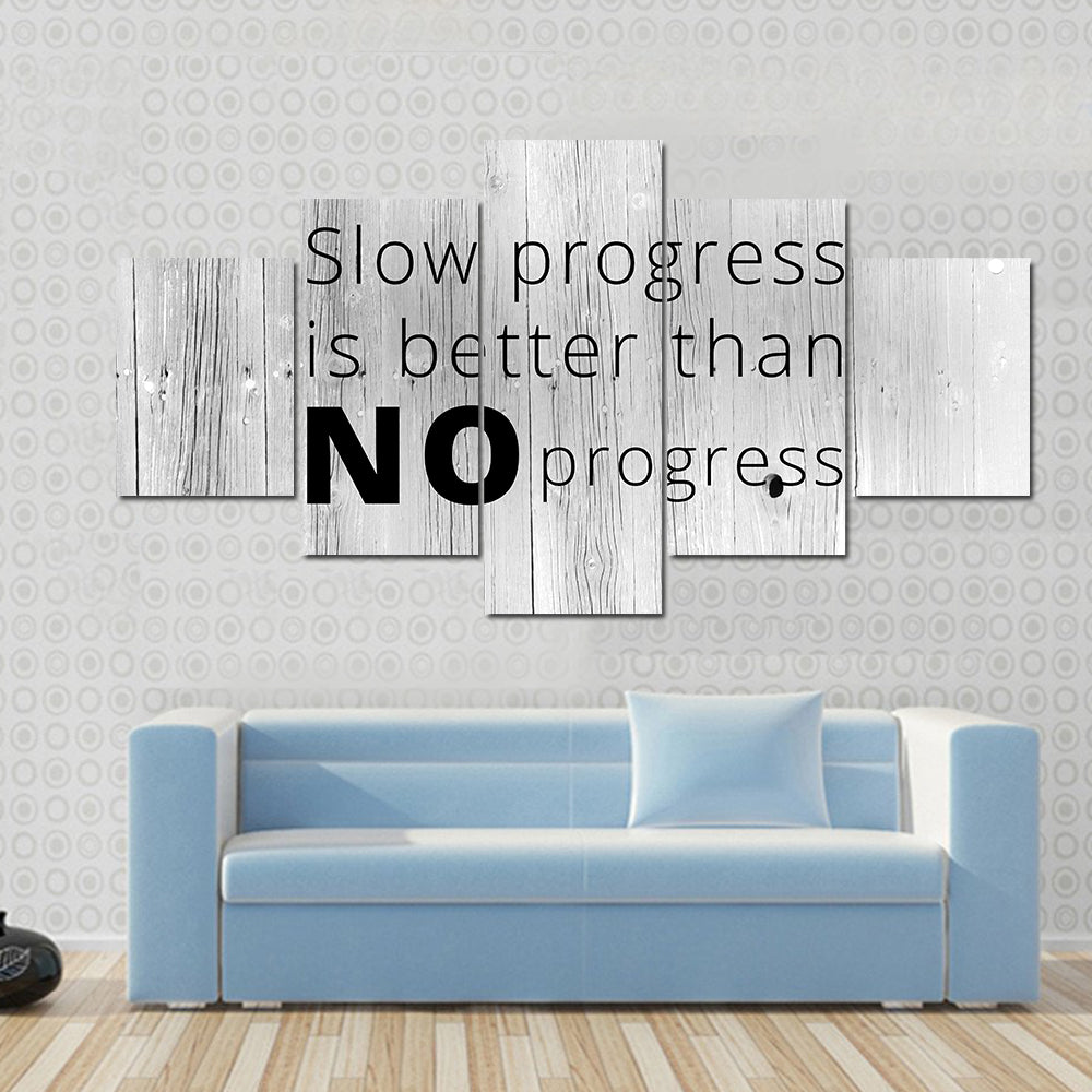 Quote For Keep Working Canvas Wall Art