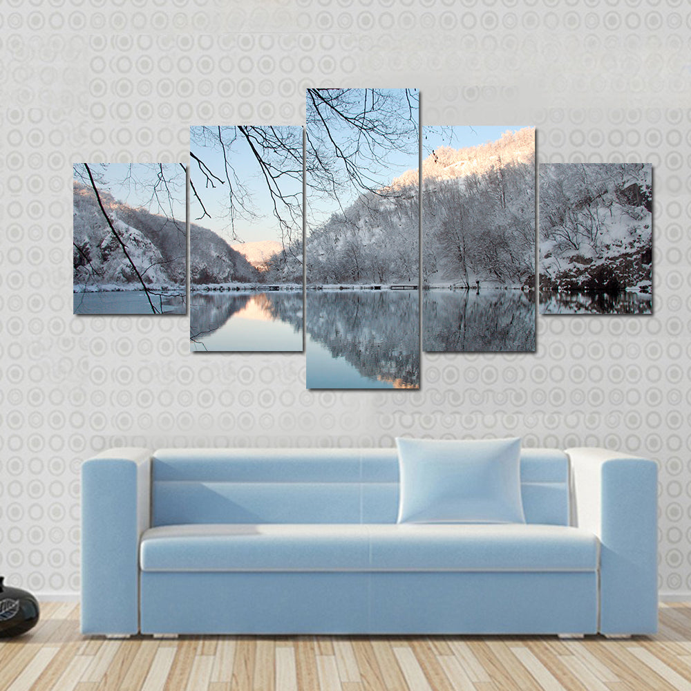 Lake Kozjak In Plitvice National Park Canvas Wall Art