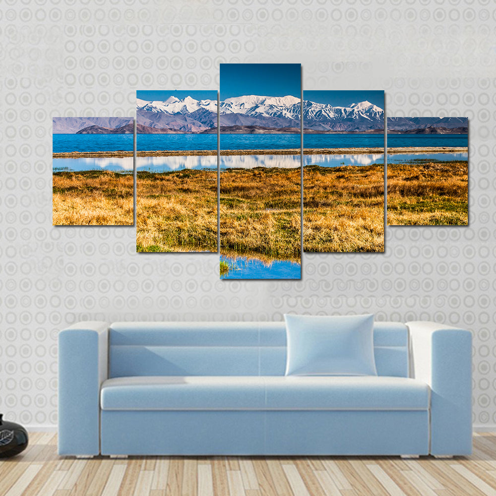 Karakul Lake In Pamir In Tajikistan Canvas Wall Art