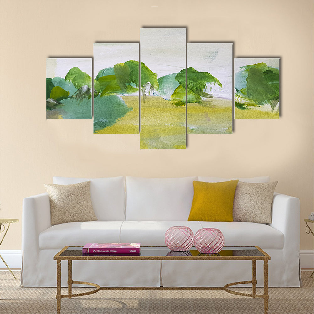 Summer Oil Painting Artwork Canvas Wall Art