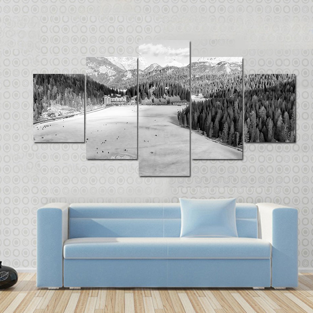 Dolomites at Misurina, Italy Canvas Wall Art