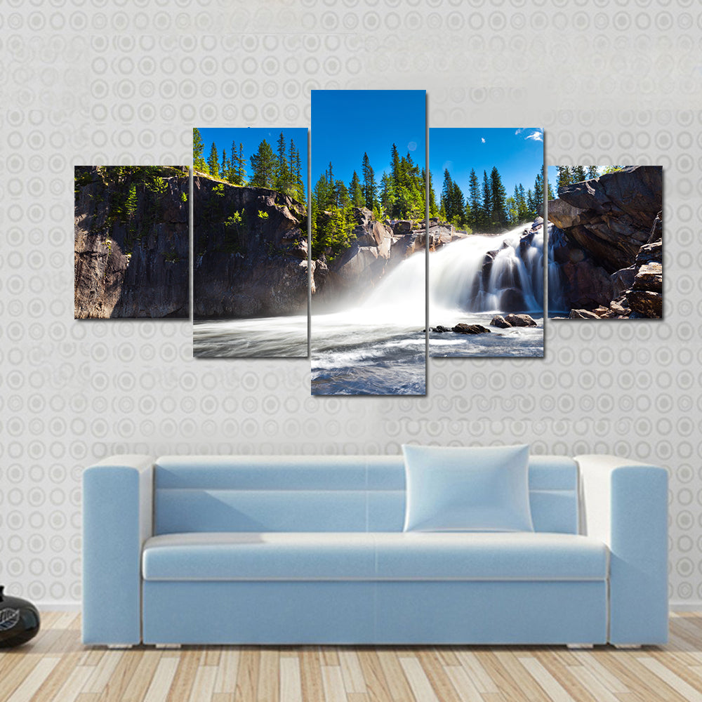 Scenic Waterfall Canvas Wall Art