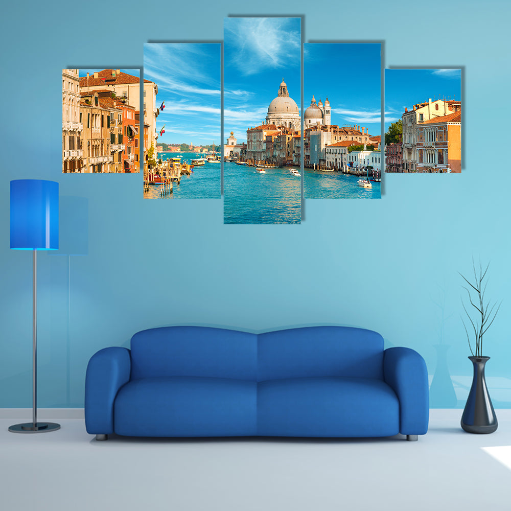 Venice Grand Canal with Santa Maria Della Salute Canvas Wall Art