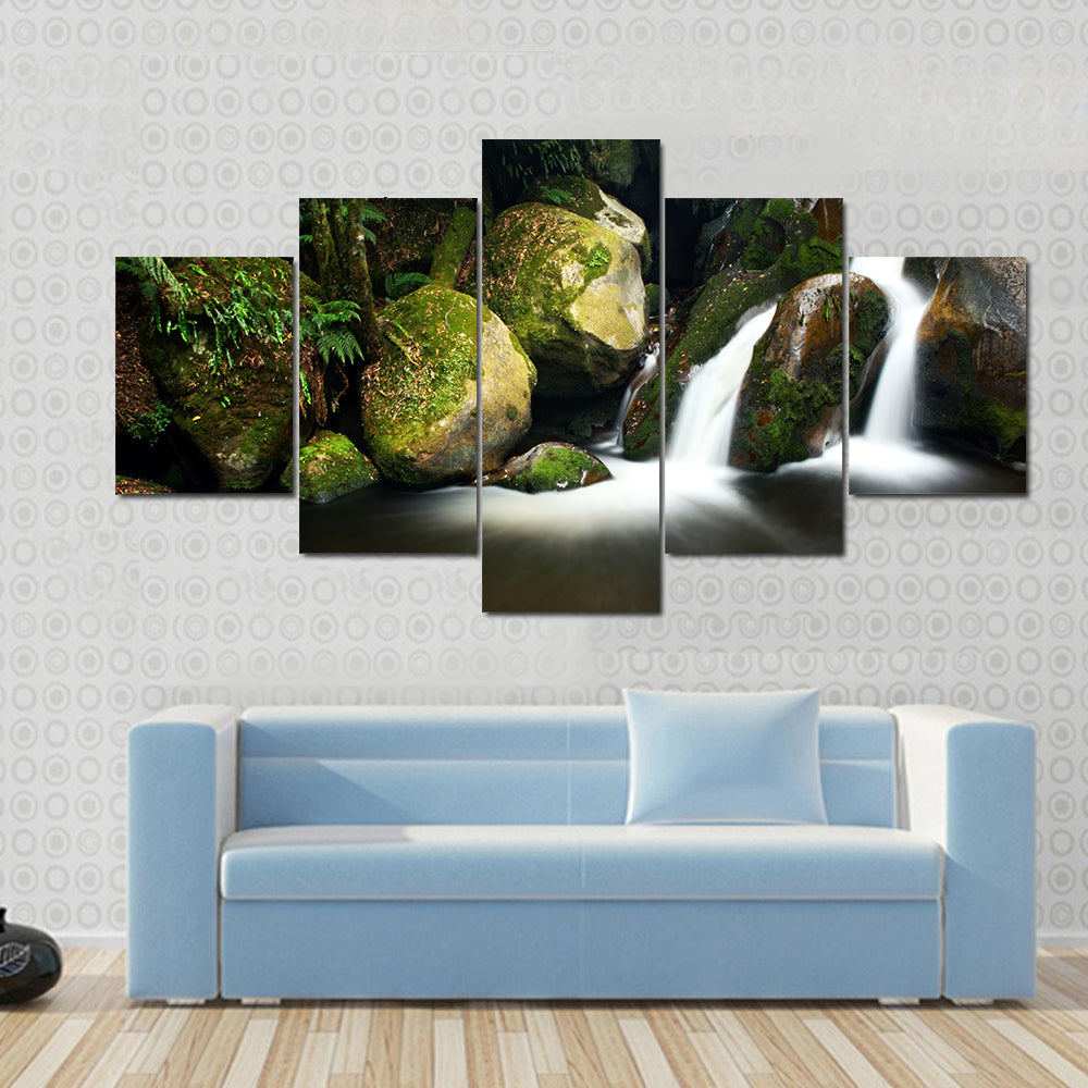 Yarra Ranges Waterfall In Victoria Australia Canvas Wall Art