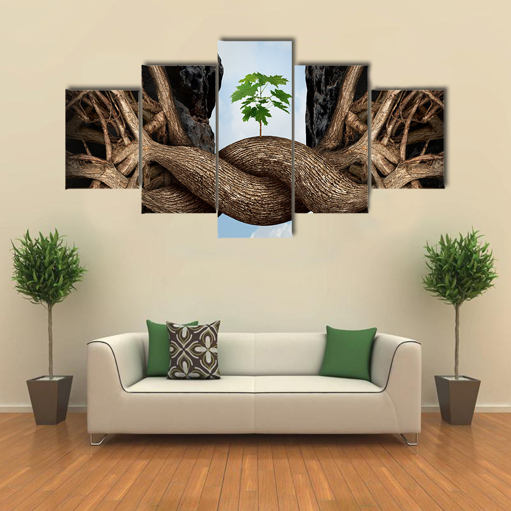 Unity Growth Concept Canvas Wall Art