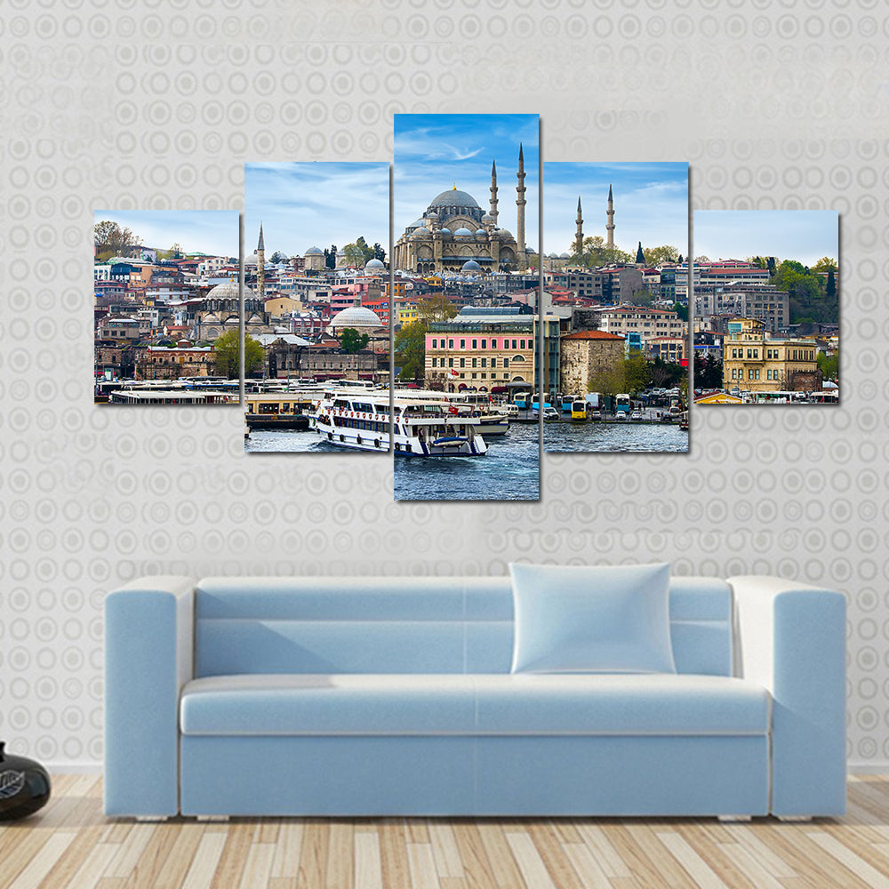 Istanbul The Capital Of Turkey Canvas Wall Art