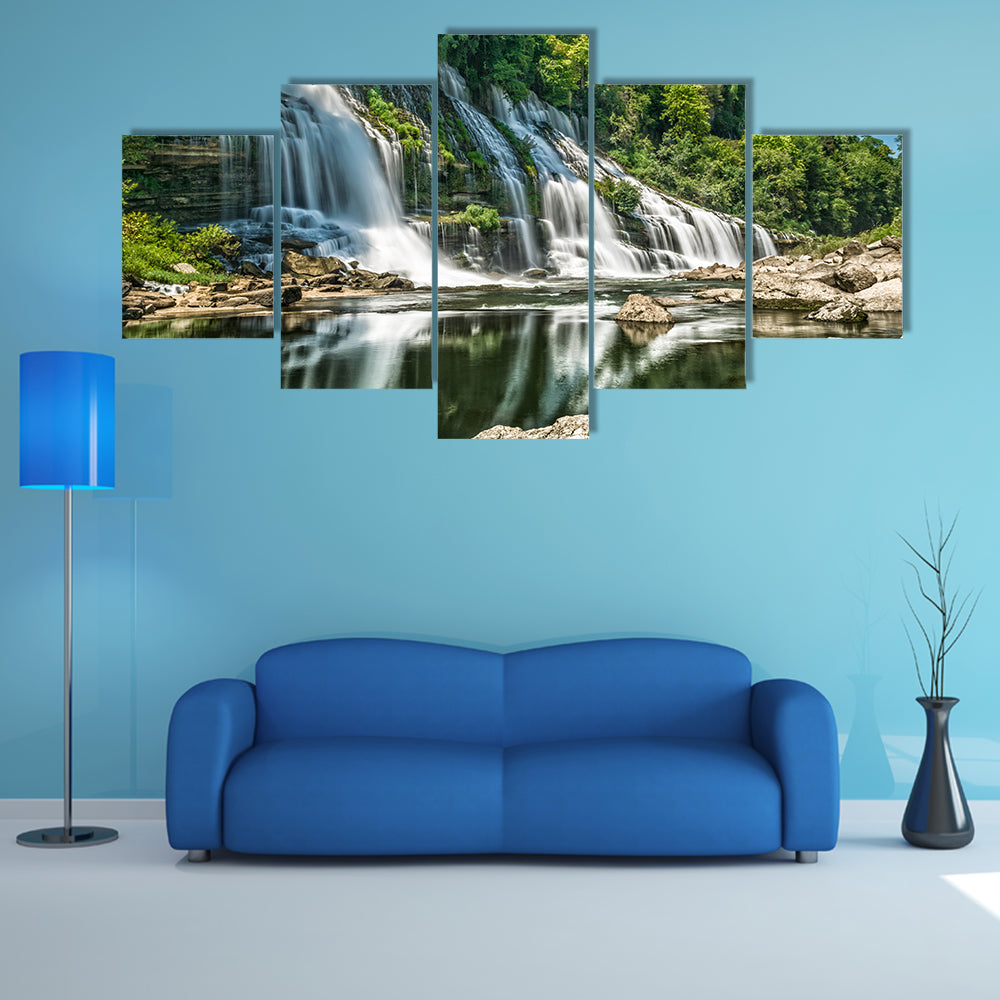 Twin Falls in Tennessee Canvas Wall Art