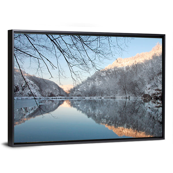 Lake Kozjak In Plitvice National Park Canvas Wall Art