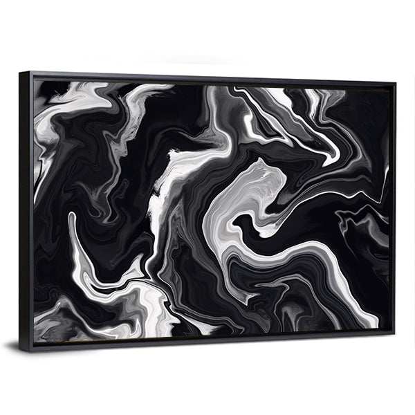 Marble Textured Artwork Canvas Wall Art