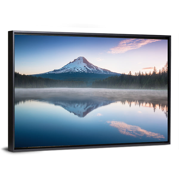 The Volcano Mountain Mount Hood Canvas Wall Art