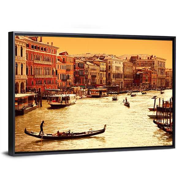 Canal Grande in Venice Canvas Wall Art