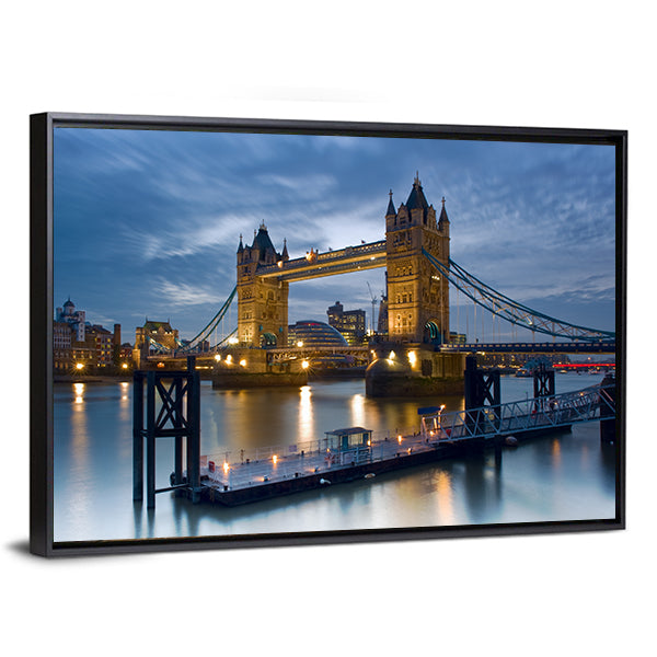 Tower Bridge on the River Thames Canvas Wall Art