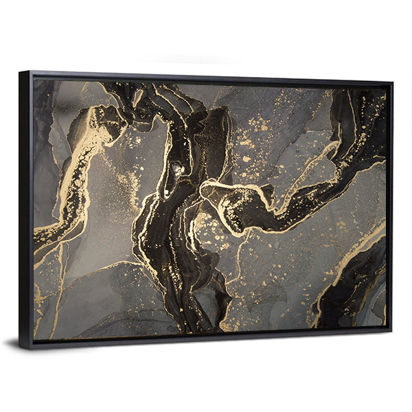 Luxury Fluid Abstract Canvas Wall Art