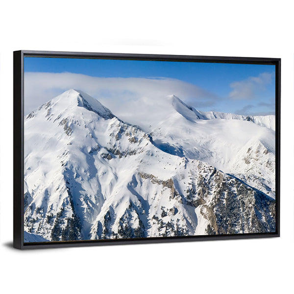Alpine Ski Resort Bansko In Bulgaria Canvas Wall Art