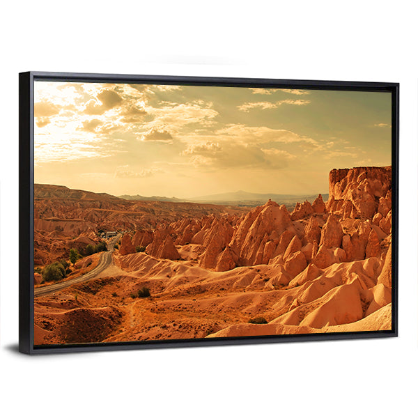 Amazing Stone Formations In Cappadocia Canvas Wall Art