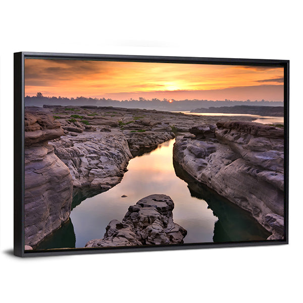 Sunrise At Thailand Grand Canyon Canvas Wall Art