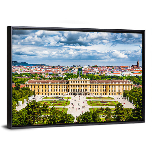 Schonbrunn Palace Parterre Garden, Vienna Canvas Wall Art
