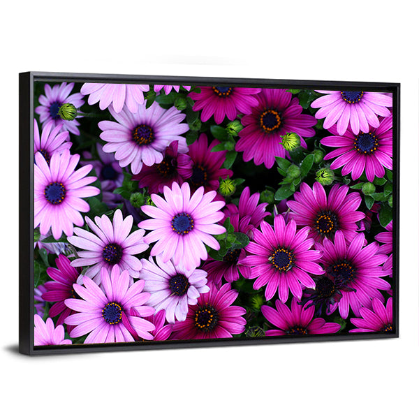 Flowers In The Garden Canvas Wall Art