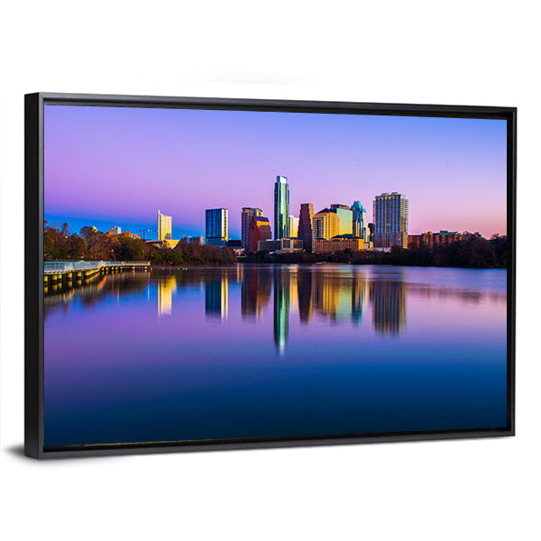 Austin Skyline In Texas Canvas Wall Art