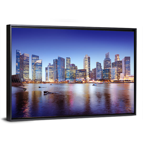 Singapore Cityscape Canvas Wall Art