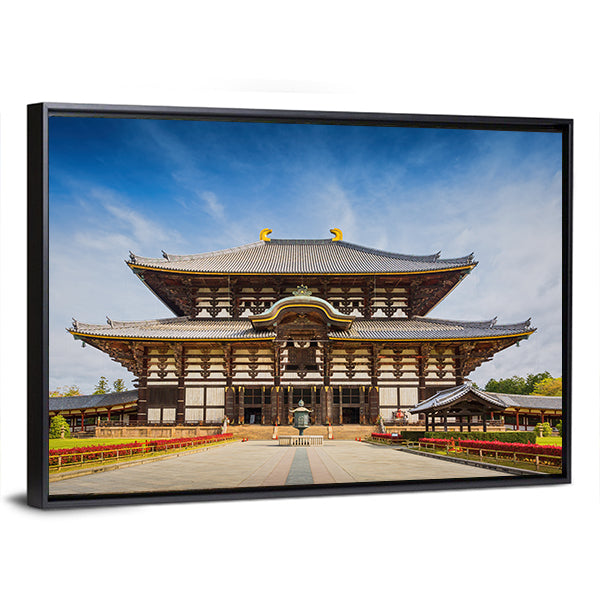 Todaiji Great Buddha Hall, Nara Canvas Wall Art