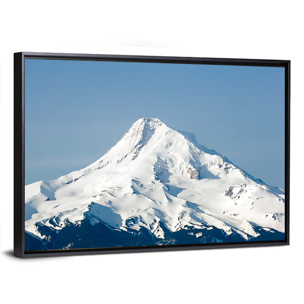 Mount Hood Snow-capped Peak Canvas Wall Art