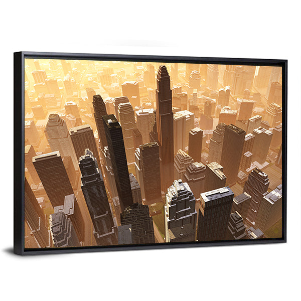 New York Downtown Canvas Wall Art