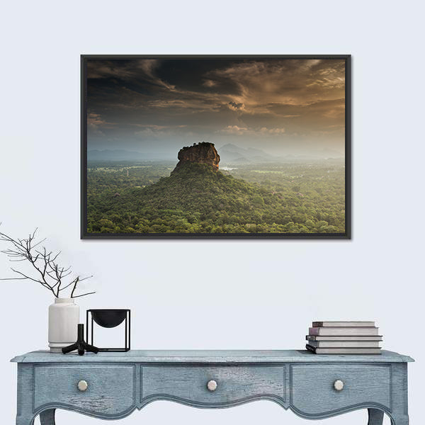 Sigiriya Lion Rock Fortress Canvas Wall Art