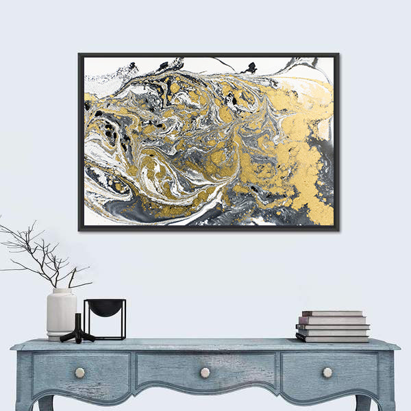 Marble Acrylic Abstract Canvas Wall Art