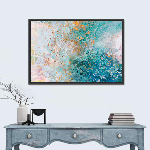 Hand Painted Sea Beach Canvas Wall Art